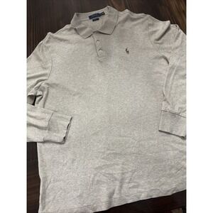 Polo Ralph Lauren Men's Shirt Size XL Classic Fit Long Sleeve Polo 100% Cotton